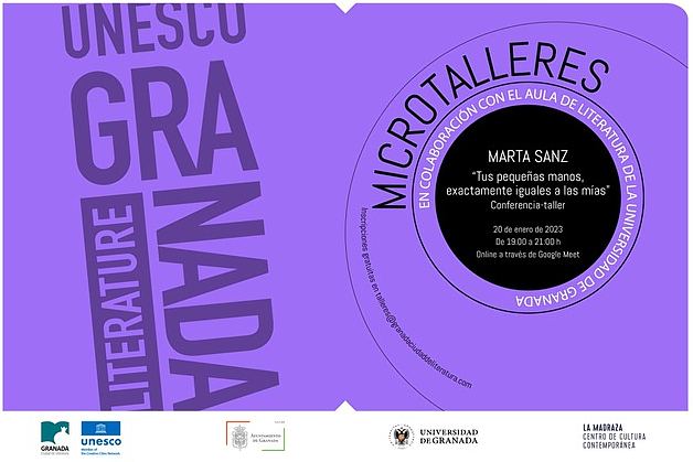 Conferencia-Taller Gratuita por Marta Sanz: Tus pequellas manos, exactamente iguales a las mias.